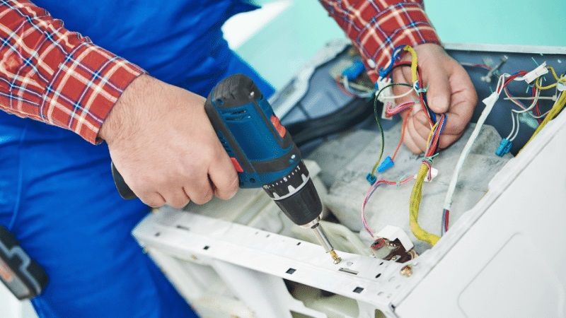 Beylikdüzü Termoteknik Termoteknik çamaşır makinesi kart tamiri – Su almama arızası orijinal parça ile giderildi. - Teknik servis örneği